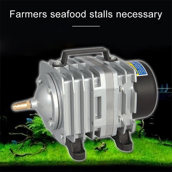 ACO-008A 160W 115L/Min Electromagnetic Air Pump Compressor Seafood Fish Tank Increase Oxygen Air Flow Spliter, US Plug, ACO-008A