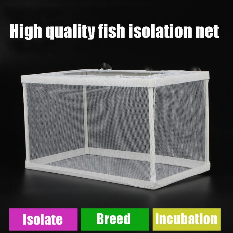 Large Aquarium Incubator Small Fish Isolation Box Net Tropical Fish Breeding Box, Without Clapboard