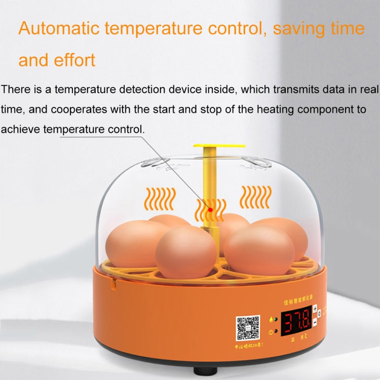 6-Eggs Small Household Experimental Children Smart Chicken Incubators, Manual US Plug, Automatic US Plug, Dual-electric Automatic US Plug, Manual EU Plug, Automatic EU Plug, Dual-electric Automatic EU Plug, Manual UK Plug, Automatic UK Plug